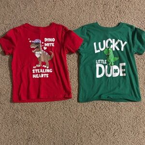 4t. Valentine and St. Patrick’s Tshirts